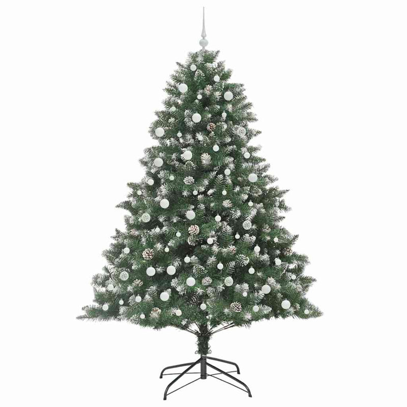 Artificial Christmas Tree with Stand, 7.87' H, White