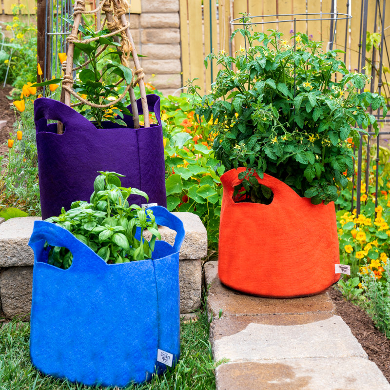 Jardinière en tissu Smart Pot®, 11,5 x 16 x 16, Bleu