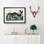 Hunting a Whale - Framed Print-55578698-55578699