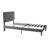 Bed Frame with Upholstered Headboard-118619323
