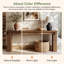 Console extra longue en bois massif 78,74 po