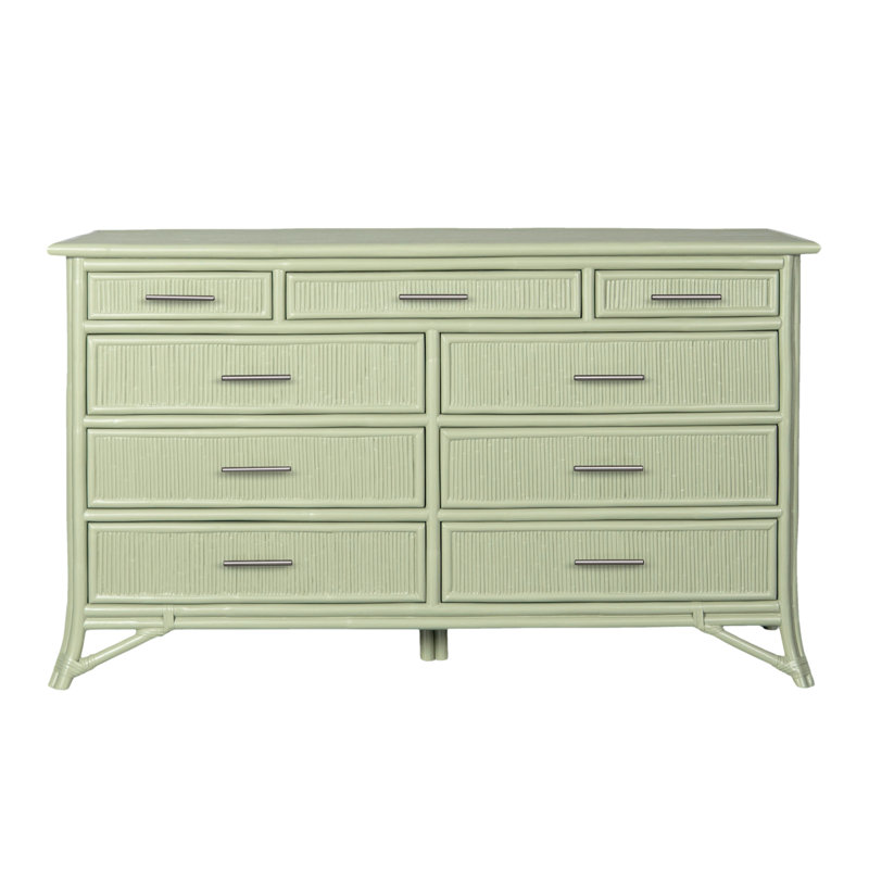 Bermuda 9 - Drawer Dresser, Celery Green