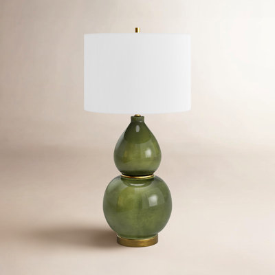 Solliet Ceramic and Metal Table Lamp 
