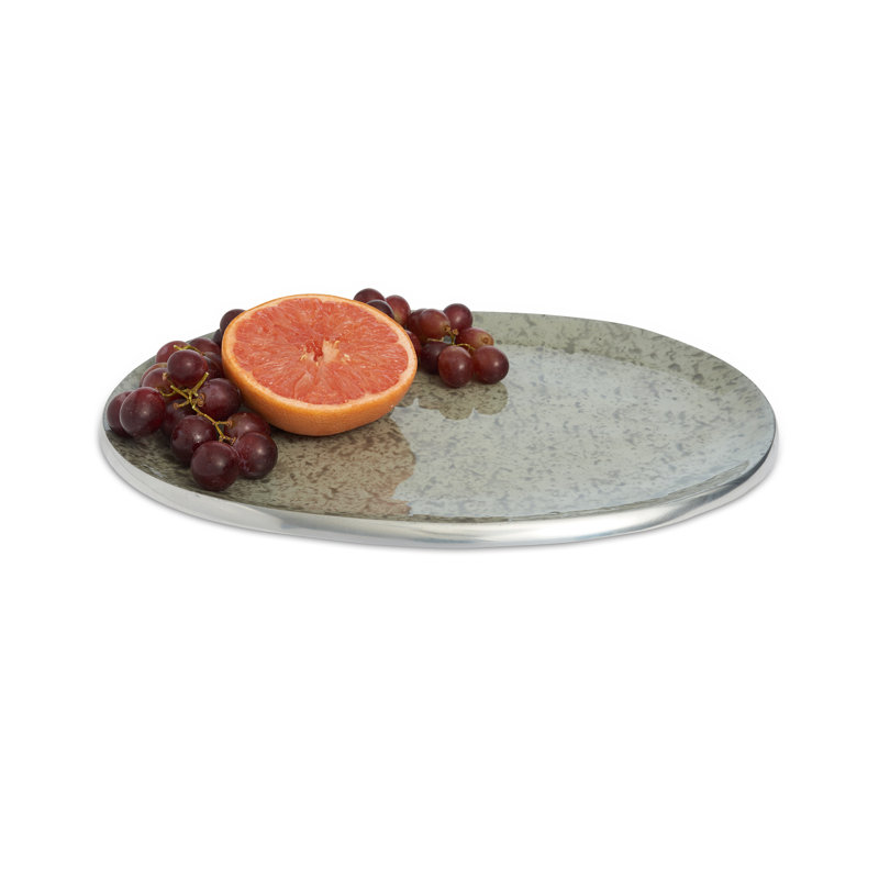 Julia Knight Inc Eclipse Aluminum Platter, Mist