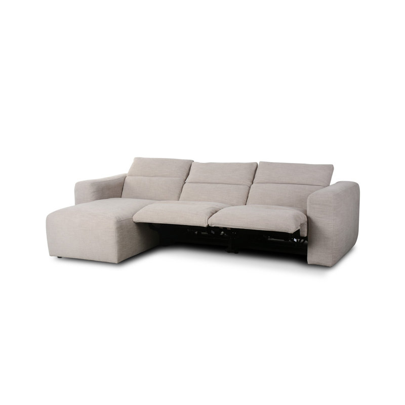 Radley 3 - Piece Upholstered Sectional, Right Hand Facing, Gray Polyester Blend