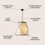 Westerfield 3 - Light Light Brown/Oil Rubbed Bronze Pendant