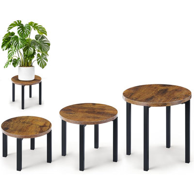Paquet de 3 supports pour plantes d'intérieur