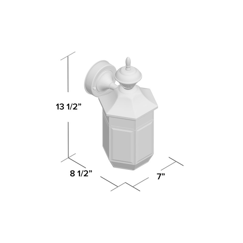 Brookport Wall Light, Silver