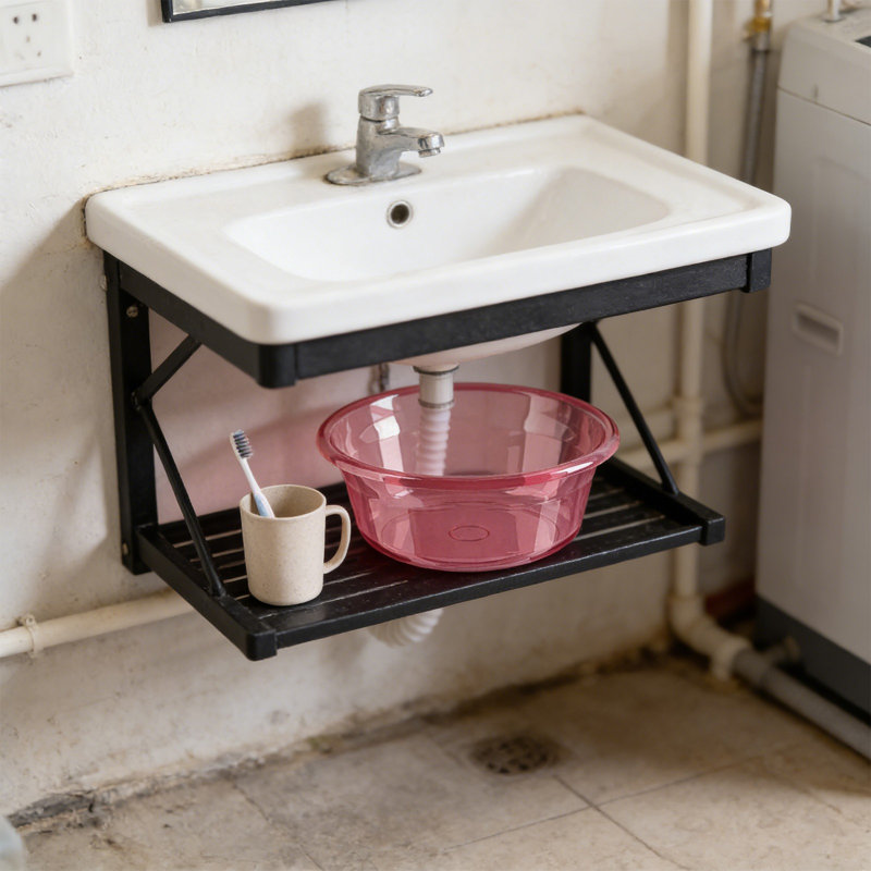 Bassin en plastique pour salle de bain de petite taille pour les enfants, Red