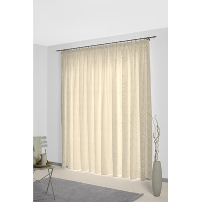 Abha Room Darkening Curtains Single Panel