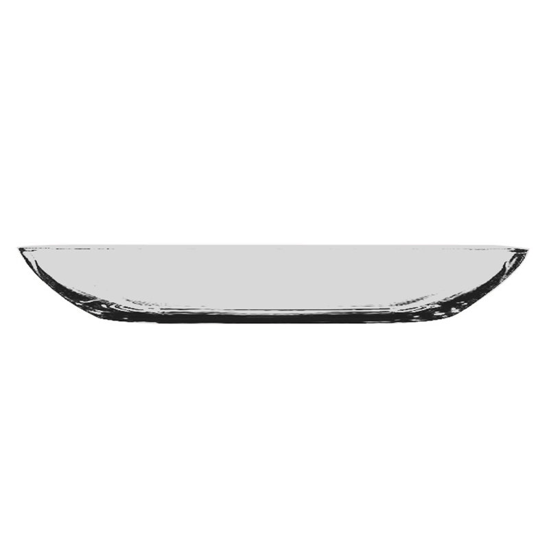 Uno Rectangular Tray - 6 Pieces, White