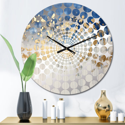 Horne - Horloge murale peinture abstraite