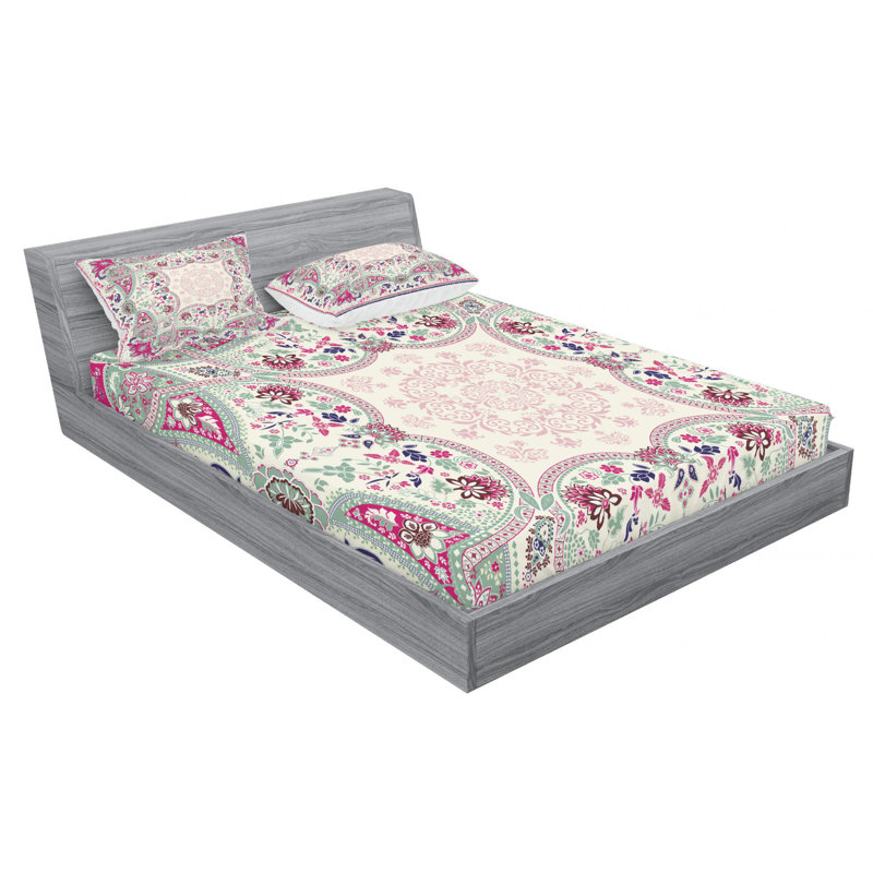 Microfiber Sheet Set, Queen Sheet Set with Fitted Sheet