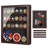 11X14inch Large Shadow Box Picture Frames Deep Shadow Boxes Display Cases With Removable Shelves, Wooden Memory Boxes For Keepsakes, Burgundy