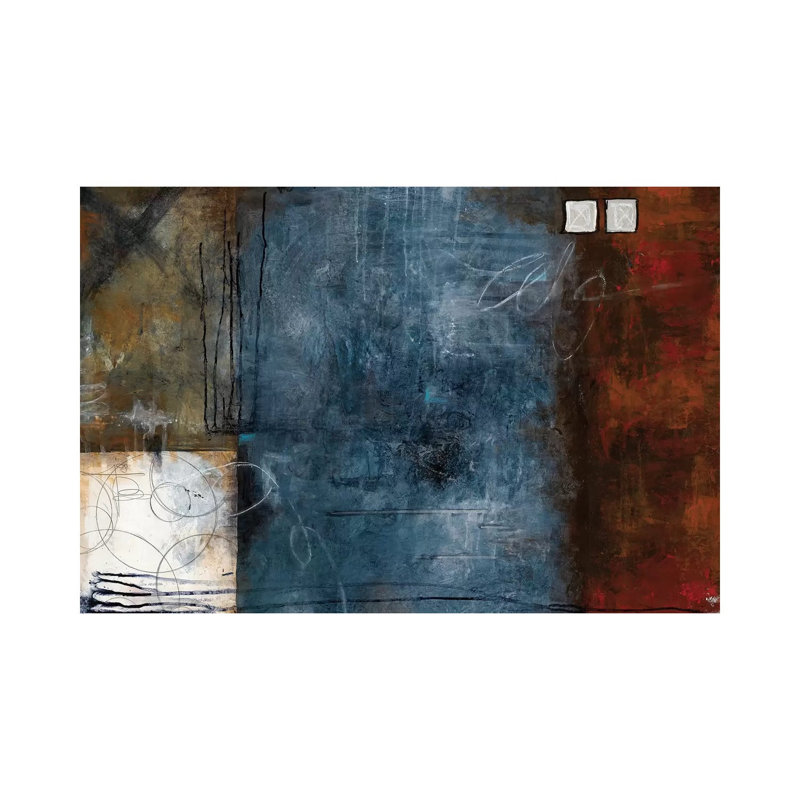Flo 1 Piece Wrapped Canvas Wall Art, 30.48cm H x 45.72cm W x 1.905cm D
