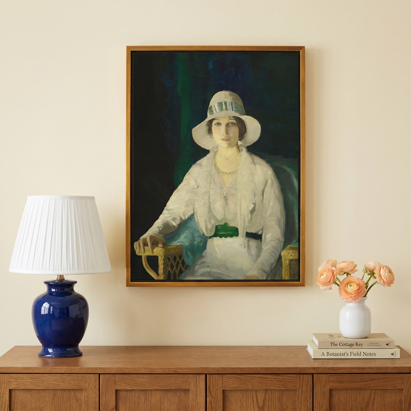 Summer Portrait Canvas Painting