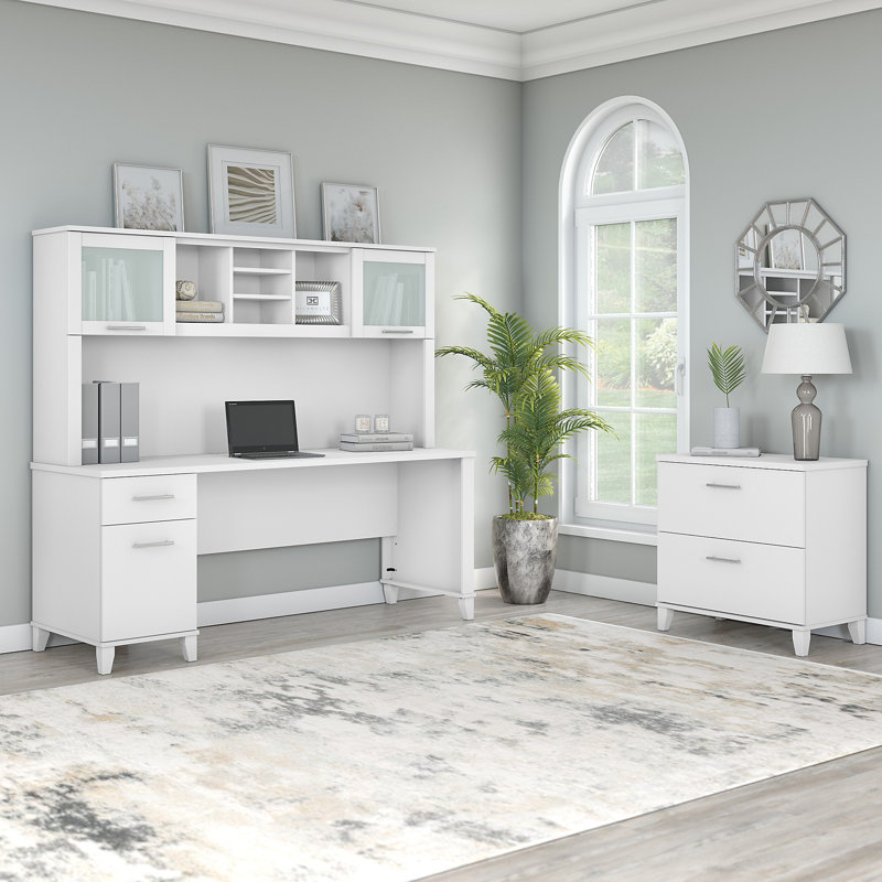 Ozro 71'' Desk, White