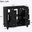 Meuble-lavabo noir 36 po (lavabo non inclus)