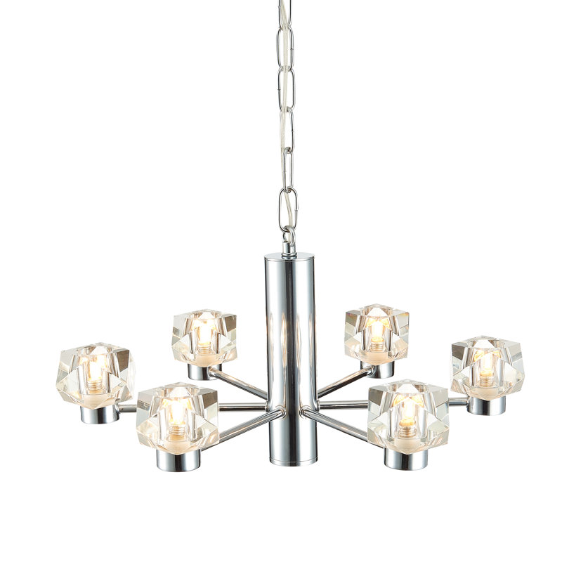 Syreeta 6 - Light Geometric Chandelier