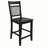 Ashby Solid Wood Slat Back Counter Height Barstools in Black Finish, Set of 2-2115261527