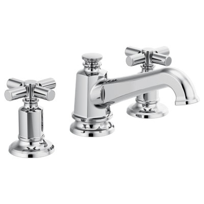 Invari™ Widespread Lavatory Faucet with Angled Spout - Less Handles
