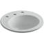 Brookline Circular Drop-In Bathroom Sink with Overflow-117407061-125662290