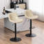 Swivel Bar Stools Modern Faux Leather Upholstered Counter Stools for Kitchen Island, Adjustable Height Stools with Footrest for Home Bar-1925932796