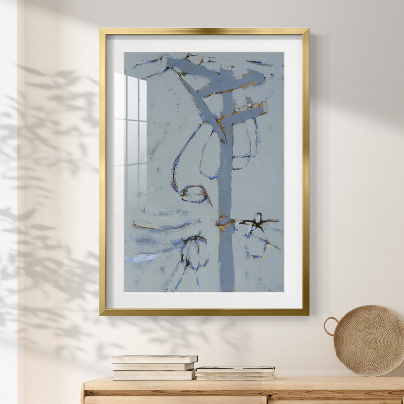 Canne Garden -Gallery Wrapped Canvas, 25.5" H x 17.5" W, Gold