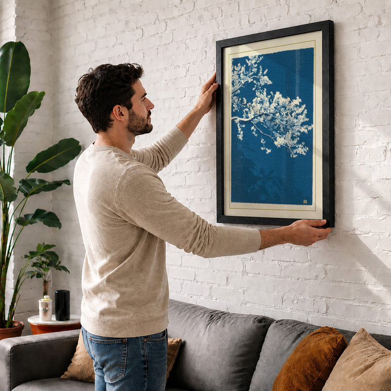 Delicate Branches Botanical - Print, Unframed, A4 - 29.7 x 21.0 cm