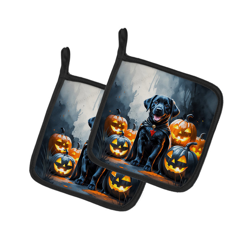 Paire de porte-pots Labrador Retriever