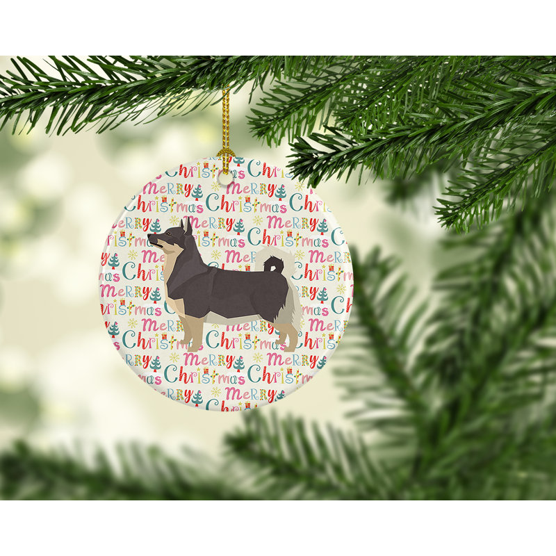 Ornement suspendu suédois Merry Christmas