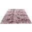 Tapis rose à poils longs Darric-639414955