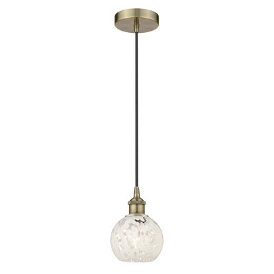 Edison Mouchette 1 Light Cord Hung Pendant-616-G1216
