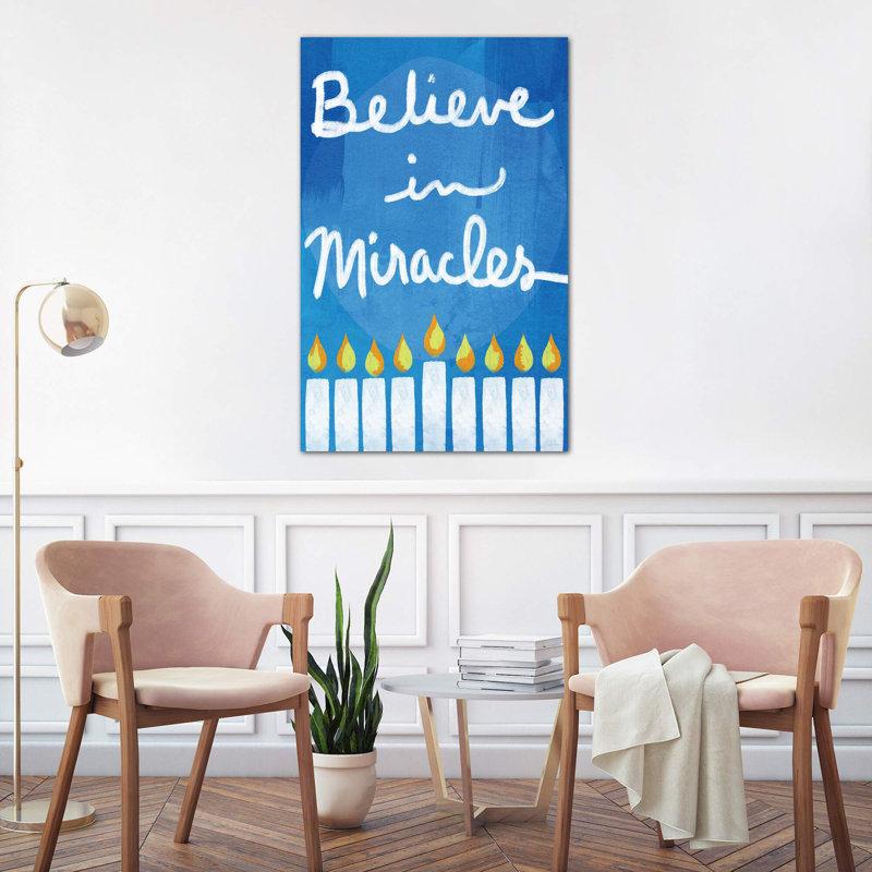 Believe In Miracles II by Linda Woods - Wrapped Canvas Print, 66.04 cm H x 45.72 cm W x 1.91 cm D