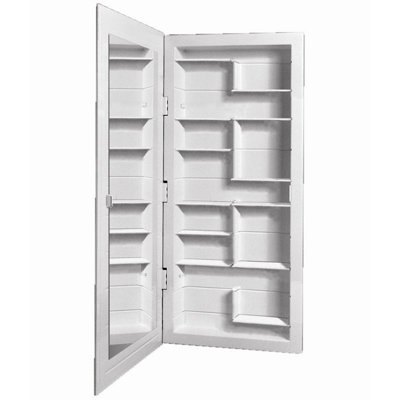 Lablanc 16'' W 36'' H Recessed Medicine Cabinet Mirror 12 Adjustable
