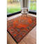 Tapis orange et noir Ella-93879233