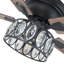 Ventilateur de plafond à 5 pales en cristal Ferster de 52 po avec ensemble d'éclairage et télécommande inclus-1957177072