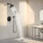 Wall Mounted Concealed Complete Shower System Solid Brass Rough-in Valve with Diverter