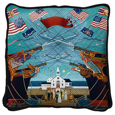 Coussin en coton Dockside