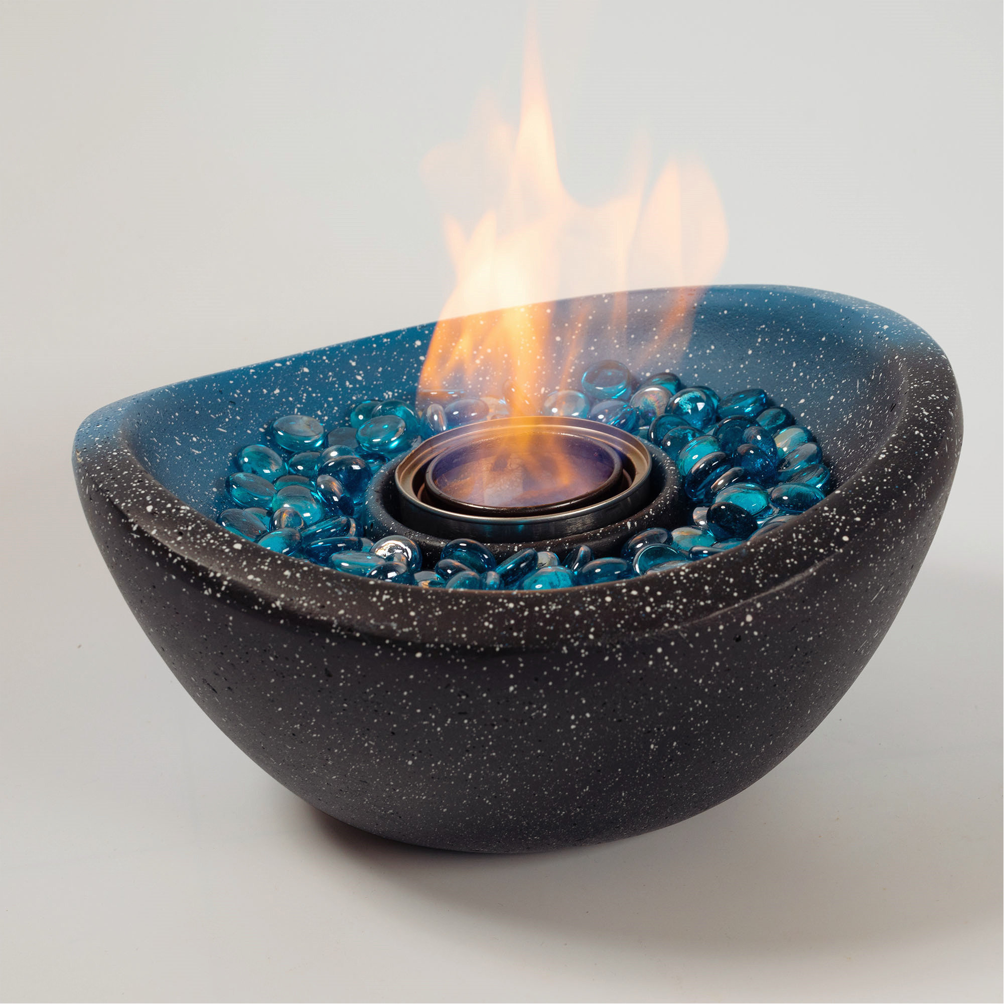 Creationstry 11.6'' x 11'' Oval Concrete Fire Pit Accessory | Wayfair