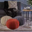 Pouf tricoté