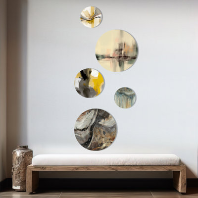 Abstract Wall Decor on Metal
