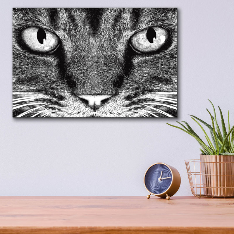 " The Cat " by Tummeow, 12" H x 16" W x 0.13" D
