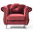 Farney Velvet Swivel Armchair-1524515542
