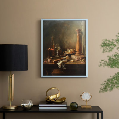 Reproduction encadrée FLORAL Series DCCXVIII - bois massif
