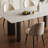 6 - Person Four Leg Dining Set-1281110596