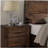 Oak 2-Drawer Nightstand