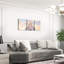 Décoration murale château scintillant sur toile pour salon chambre Fariy Tale