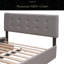 Lit plateforme tapissier avec 2 tiroirs et 1 lit gigogne simple TG-1012831767