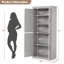 Grande armoire 70 po avec 2 portes et 3 tablettes réglables, armoire de rangement autoportante moderne-378672945